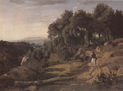 Jean Baptiste Camille  Corot Vue pres de Volterra (mk11) Germany oil painting art
